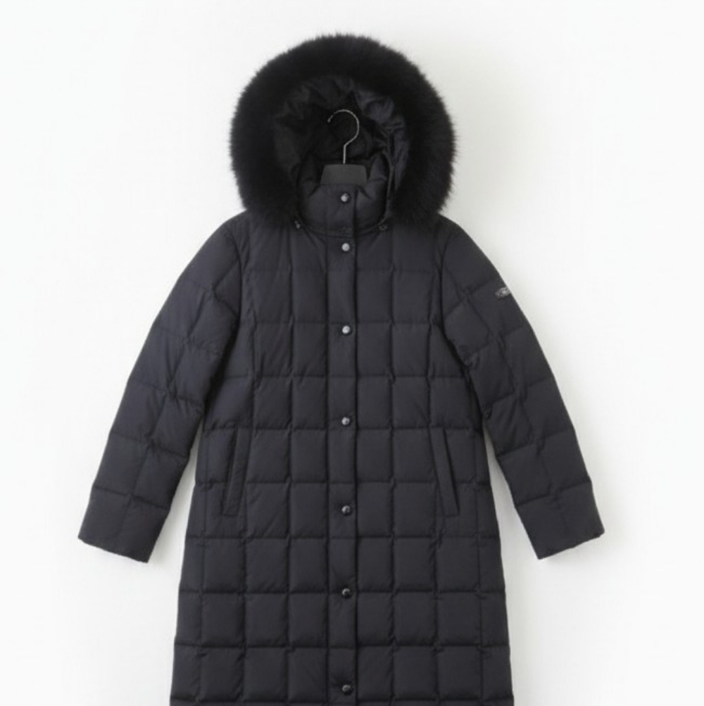LARRY LEVINE Lined Down Puffer Coat - L
